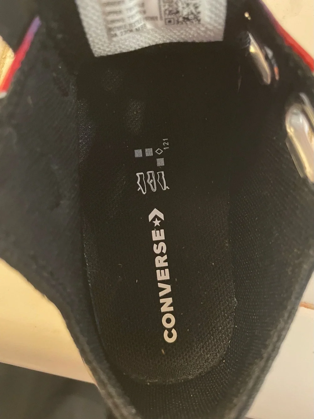 Converse Chuck Taylor All Star Easy-On Cars Flame Sneakers Infant Size 5